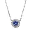 Image 1 : 18k Gold 1.1CTW Tanzanite Necklace