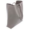 Image 2 : Saint Laurent YSL Grey Calfskin Leather Shopper Tote Bag