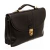 Image 3 : Mark Cross Black Leather Vintage Briefcase