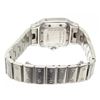 Image 6 : Cartier Stainless Steel White Sapphire Santos Galbee Watch