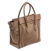 Image 3 : Celine Beige Suede Leather Mini Luggage Tote Bag