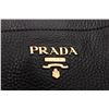 Image 5 : Prada Dark Blue Pebbled Leather Tote Bag