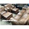 Image 1 : Reception set 5-piece set Triple sofa, Single sofa, Ottoman