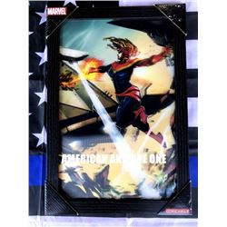 47cm CaptainMarvel Marvel Wooden Sign 3D