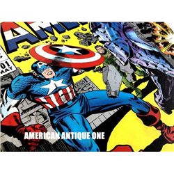 49cm Captain America/Marvel Wooden Sign