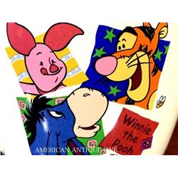 Winnie the Pooh / Poodle & Huey, Dewey, Loei mini mug 2 pieces set