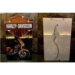 123cm Neon Harley-Davidson Las Vegas slot machine parts