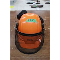 Stihl Helmet (to be used when working with a chainsaw)