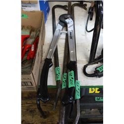 Heavy Wire Cutters and 3 Metal Bars