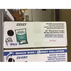 Case of Miss Vickie's Sea Salt and Vinegar Chips (40 x 40g)