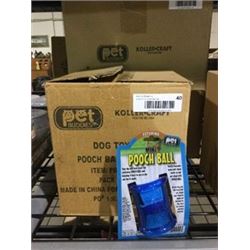Case of 12 Mini Pooch Ball Dog Toys