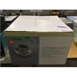 Portfolio Semi-Flushmount Ceiling Fixture