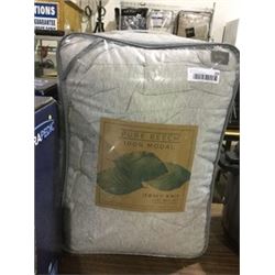 Pure Beech King Size Jersey Knit Bed Set