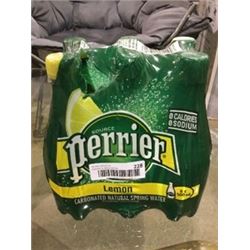 Perrier Lemon Carbonated Natural Spring Water (6 x 500mL)
