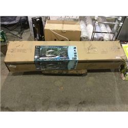 Seasons Sentry 11' Solar LED Cantilever Umbrella w/ Base and Cover