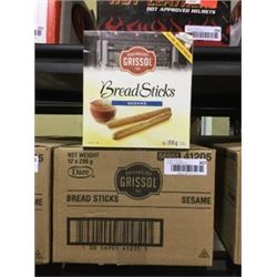 Case of Boulangerie Grissol Sesame Melba Breadsticks (12 x 200g)