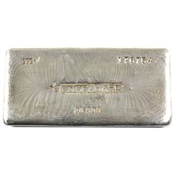 Vintage 20oz Engelhard .999 Fine Silver Hand Poured Bar. (TAX Exempt)