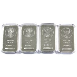 1oz Sunshine Minting .999 Fine Silver Bars in Capsules (Scratched capsules). 2pcs (TAX Exempt)