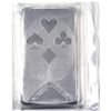 Image 2 : Kitco 10oz Ace of Spades Playing Card .999 Fine Silver Bar in Sealed Plastic. (TAX Exempt)