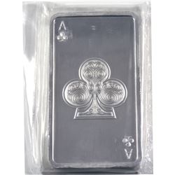 Kitco 10oz Ace of Clubs Playing Card .999 Fine Silver Bar in Sealed Plastic. (TAX Exempt)