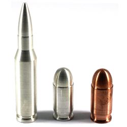 1oz .999 Fine Silver, 1oz .999 Fine Copper Bullets & a 2oz .999 Fine Silver Bullet. 3pcs