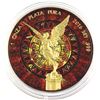 Image 1 : 2016 Mexico 1oz Coloured & Gilded .999 Fine Silver Libertad in Capsule. (TAX Exempt)
