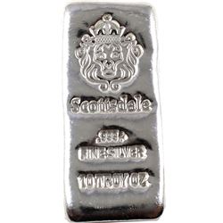 10oz Scottsdale .999 Fine Silver Bar. (TAX Exempt)