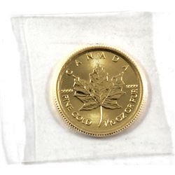 2018 Canada 1/10oz .9999 Fine Gold Maple Leaf in Sealed Plastic. (TAX Exempt)