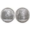 Image 1 : 2011 & 2013 China 1oz .999 Fine Silver Pandas (2013 has some toning). 2pcs (TAX Exempt)