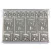 Image 1 : 2018 Royal Canadian Mint Flex Maple Leaf 2oz Fine Silver Fractional Multibar (Lightly toned). TAX Ex