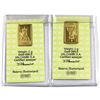 Image 2 : Credit Suisse 2g .9999 Fine Gold Bars in Certificates. 2pcs (TAX Exempt)