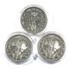 Image 1 : 2018, 2019 & 2020 Austria 1oz .999 Fine Silver Philharmonics in Capsules (Lightly toned). 3pcs (TAX 