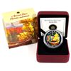 Image 1 : 2013 Canada $20 Autumn Bliss Fine Silver Coin (Capsule lightly scratched). TAX Exempt