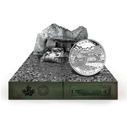 2015 Canada $20 End of the Italian Campaign with Diorama Box (Lightly toned). TAX Exempt