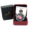 Image 1 : 2011 Canada $20 Swarovski Crystals - Wild Rose Fine Silver Coin (Capsule scratched & sleeve lightly 