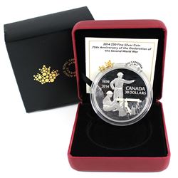 2014 Canada $30 75th Anniversary of the Declaration of WWII. (TAX Exempt)