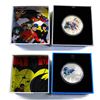 Image 1 : 2016 Canada $20 DC Comics Originals Fine Silver Coins - The Trinity & The Dark Knight (Trinity coin 