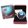 Image 1 : 2016 Canada $30 Illuminated Underwater Reef Fine Silver Coin (Capsule lightly scratched). TAX Exempt