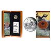 Image 1 : 2004 Canada Coin and Stamp Sets - $1 The Elusive Loon & $5 The Majestic Moose (Loon sleeve is scuffe