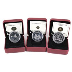 2010 Canadian Navy, 2011 Parks Canada 100th Anniversary & 2013 Arctic Expedition Brilliant Uncircula