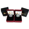 Image 1 : 2016 April & 2018 October Canada $5 Birthstone Fine Silver Coins. 2pcs