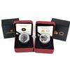 Image 1 : 2014 Canada $10 Year of the Horse & 2015 $10 Year of the Sheep Fine Silver Coins. 2pcs (TAX Exempt)