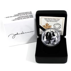 2019 Canada $20 Give Peace a Chance 50th Anniversary Fine Silver Coin. (TAX Exempt)