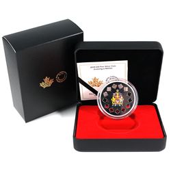 2018 Canada $30 Evolving a Nation Fine Silver Coin (Capsule lightly scratched). TAX Exempt