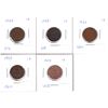 Image 1 : 1923 1-cent : VG, 2x VG-F, Fine & F-VF. 5pcs