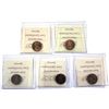 Image 2 : 1938-1948  Canada 1-cent ICCS Certified. Lot includes 1938 MS-63 Red/Brown, 1943 MS-62 Red/Brown, 19