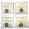 Image 1 : 2007 Straight 7, 2008, 2010, 2011 Canada 10-cent ICCS Certified MS-66. 4pcs.