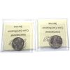 Image 2 : 2005P Saskatchewan & 2005P Alberta 25-cent ICCS Certified MS-65. 2pcs