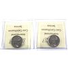 Image 2 : 2018 & 2019 Canada 25-cent ICCS Certified MS-66. 2pcs