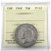 Image 1 : 1948 Canada 50-cent ICCS Certified F-12